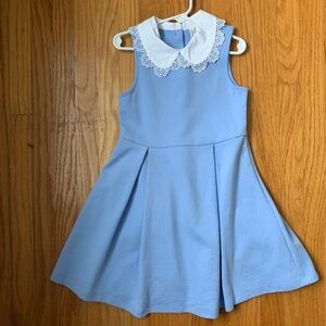 Janie and Jack Girls Classic Lace Peter Pan Collar Dress Size 6
